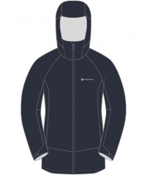 Montane FEM PHASE PRO SHELL JACKET-ECLIPSE BLUE-UK10/S dámská bunda modrá Montane FEM PHASE PRO SHELL JACKET-ECLIPSE BLUE-UK10/S dámská bunda modrá