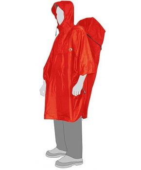 Pončo Tatonka CAPE XS red