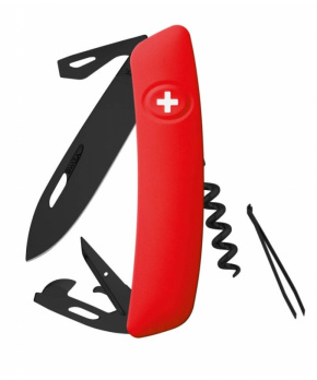 Swiza kapesní nůž D03 Allblack Standard red