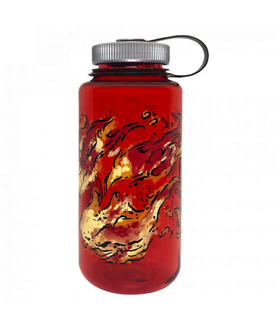 Láhev Nalgene Wide Mouth 1L Red Fire