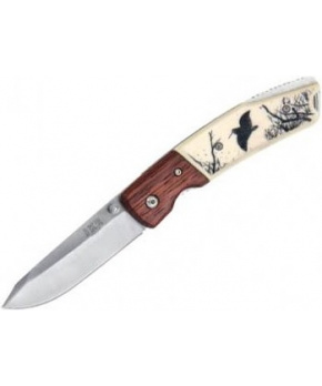 Joker zavírací nůž Plastic Woodcock 75 mm motiv bekasíny Joker zavírací nůž Plastic Woodcock 75 mm motiv bekasíny