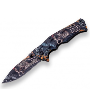 Joker zavírací nůž Aluminium Death Motive 85 mm Joker zavírací nůž Aluminium Death Motive 85 mm