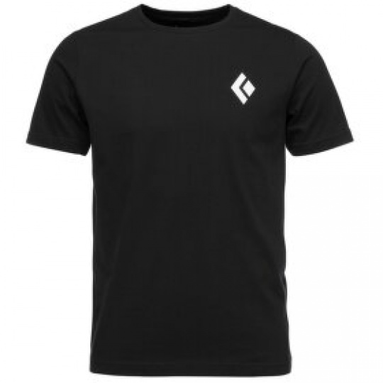 Triko krátký rukáv Black Diamond M SS EQUIPMNT FOR ALPINIST TEE Black