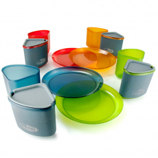 Sada Nádobí GSI Outdoors Infinity 4 Person Compact Tableset Multicolor