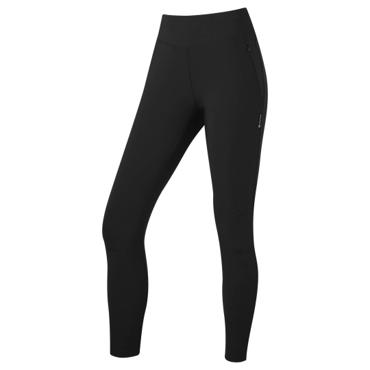 Montane FEM INEO PANTS-REG LEG-BLACK-UK8/XS dámské kalhoty černé