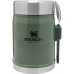 STANLEY Termoska jídelní se lžící/vidličkou The Legendary Classic Food Jar 400 ml/14oz Hammertone Green