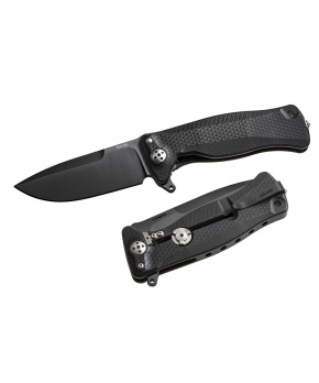 Kapesní nůž LionSteel SR11A BB čepel ocel Sleipner černá,hliníková rukojeť