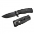Kapesní nůž LionSteel SR11A BB čepel ocel Sleipner černá,hliníková rukojeť