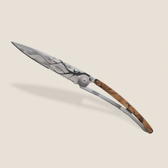 Deejo 1CC514 Tattoo Serration 37g,brown camo,Tree