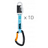 Petzl Karabina Petzl Djinn Steel Axess 10ks velikost 12 cm
