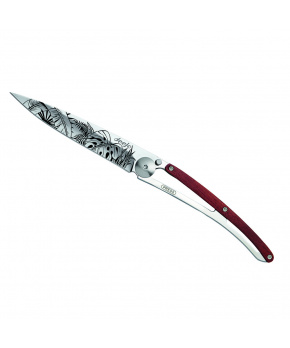 Kapesní nůž Deejo 1AB102 Tattoo Mirror 37g coralwood Jungle