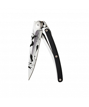 Kapesní nůž Deejo 9AB020 Tattoo 27g ebony wood Cat