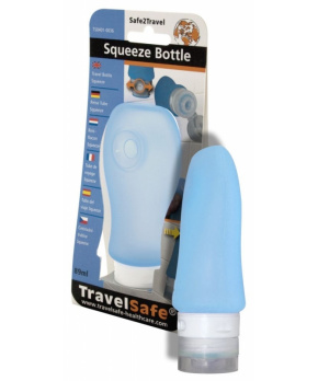 TravelSafe mačkací dávkovací lahev Squeeze Bottle modrá TravelSafe mačkací dávkovací lahev Squeeze Bottle modrá