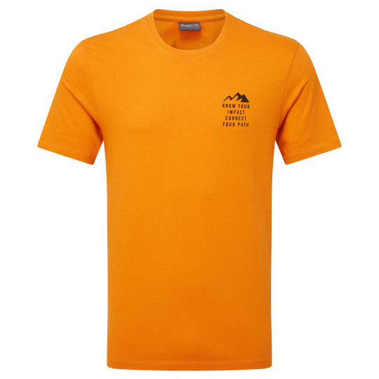 Montane IMPACT COMPASS TEE-FLAME ORANGE-S pánské tričko žlutooranžové