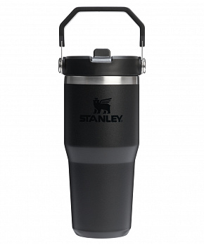 STANLEY Termoláhev s integrovanou slámkou The IceFlow™ Flip Straw 2.0 Tumbler 410 ml/20oz Black 2.0
