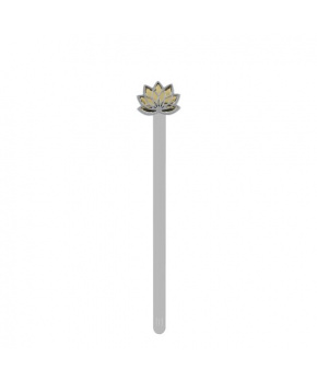 MTM 3D záložka Lotusový květ, zlatý MTM 3D záložka Lotusový květ, zlatý