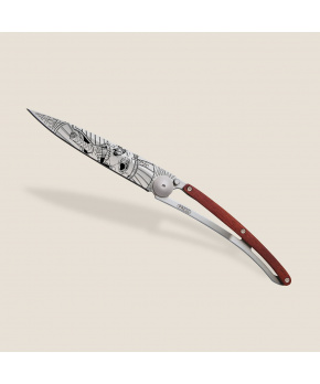 Kapesní nůž Deejo 1CB075 Tattoo 37g coralwood Pharaon Skull Kapesní nůž Deejo 1CB075 Tattoo 37g coralwood Pharaon Skull