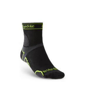 Bridgedale Trail Run LW T2 MS 3/4 Crew black/845 Bridgedale Trail Run LW T2 MS 3/4 Crew black/845