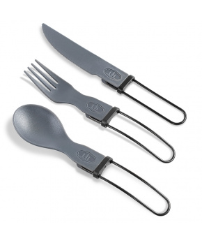 Gsi outdoors Tekk Trio Folding Cutlery Set Gsi outdoors Tekk Trio Folding Cutlery Set