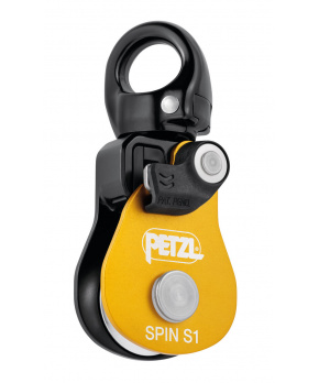 Petzl SPIN S1 jednostranná kladka s otočným závěsem (swivelem) Petzl SPIN S1 jednostranná kladka s otočným závěsem (swivelem)