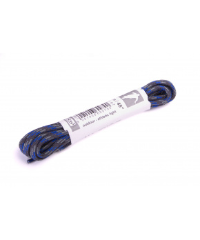 Tkaničky kulaté Tobby 0242-79 blue-charbon-grey