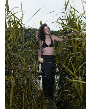 Cocoon sarong Silk night blue Cocoon sarong Silk night blue