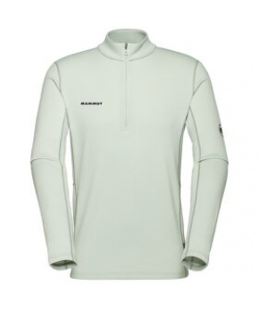 Pulover (3/4 Zapínání) Mammut Aenergy ML Half Zip Pull Men 1288 silver sage Pulover (3/4 Zapínání) Mammut Aenergy ML Half Zip Pull Men 1288 silver sage