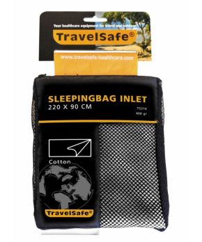 TravelSafe vložka do spacáku Cotton Envelope beige