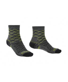 Bridgedale Hike LW MP 3/4 Crew grey/lime/118