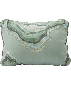 Thermarest COMPRESS PILLOW CINCH Small Topo Waves polštářek potisk vlny