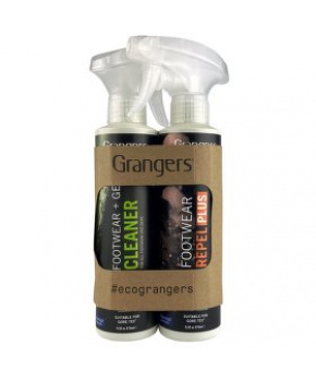 Sada Grangers Footwear Repel Plus + Footwear- Gear Cleaner 2x275 ml_OWP Sada Grangers Footwear Repel Plus + Footwear- Gear Cleaner 2x275 ml_OWP