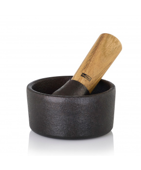 AdHoc Litinový hmoždíř CAMO s paličkou dřevo akácie průměr 10cm