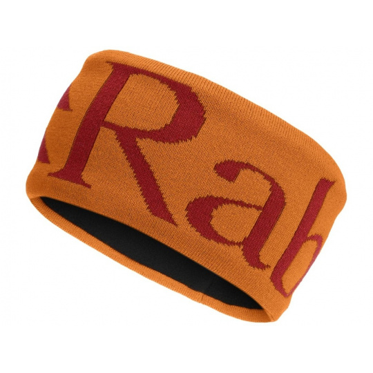 Rab Rab Knitted Logo Headband marmalade/MAM ONE čelenka