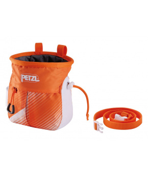 Petzl SAKAPOCHE ORANGE WHITE pytlík na magnézium oranžový