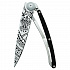 Kapesní nůž Deejo 1CC539 Tattoo Serration 37g carbon fiber Polynesian