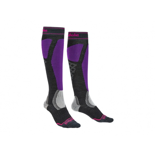 Bridgedale Ski Easy On Women's graphite/purple/134