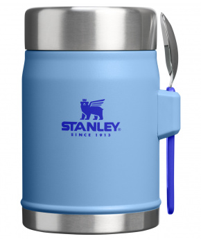 STANLEY Termoska jídelní se lžící/vidličkou The Legendary Classic Food Jar 400 ml/14oz Blue Sky