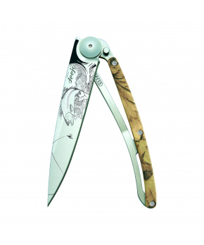 Kapesní nůž Deejo 1CM022 Tattoo 37g brown camo Trout Kapesní nůž Deejo 1CM022 Tattoo 37g brown camo Trout