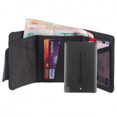Peněženka s Power Bankou Lifeventure RFiD Charger Wallet + Power Bank Grey