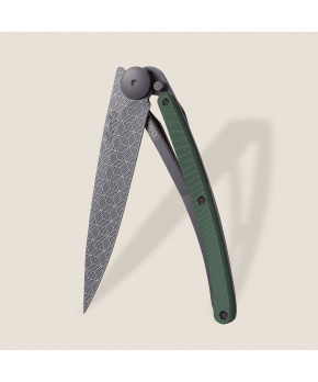 Kapesní nůž Deejo 1GM035 Tattoo Aluminium 37g aluminium khaki Perspective Kapesní nůž Deejo 1GM035 Tattoo Aluminium 37g aluminium khaki Perspective