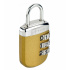 Go Travel zámek Secure Lock Big Wheel gold
