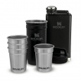STANLEY Dárkový set Adventure series placatka/butylka 250 ml + panáky 4ks černá mat