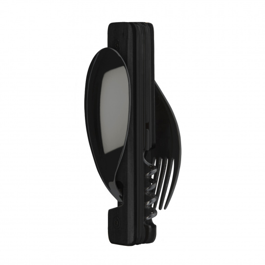 Kapesní multifunkční příbor Akinod 13h25 black mirror finish ebony wood