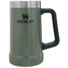STANLEY Korbel na pivo The Big Grip Beer Stein 700 ml/24oz Hammertone Green