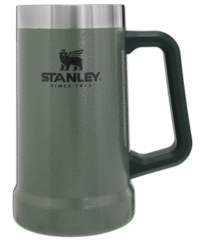 STANLEY Korbel na pivo The Big Grip Beer Stein 700 ml/24oz Hammertone Green