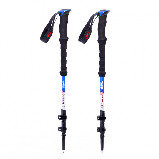 Warp Gaia EVO white-blue dámské trekové hůlky 125 cm