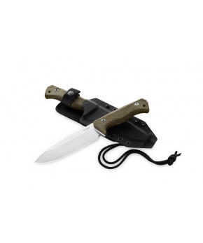 Dýka Lionsteel T6 3V CVG čepel CPM 3V,rukojeť canvas,pouzdro