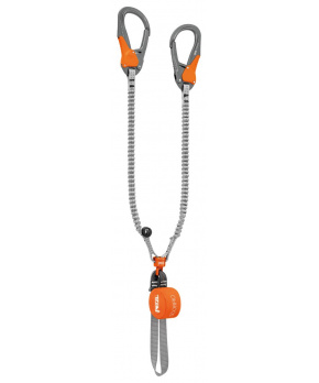 Petzl SCORPIO EASHOOK SW feratový tlumič s karabinou Eashook a Swivelem