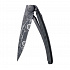 Kapesní nůž Deejo 1GC108 Tattoo Black 37g carbon fiber Young Timer
