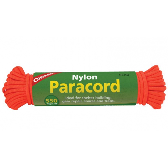 Coghlan´s lano Nylon Paracord 45 kg oranžové